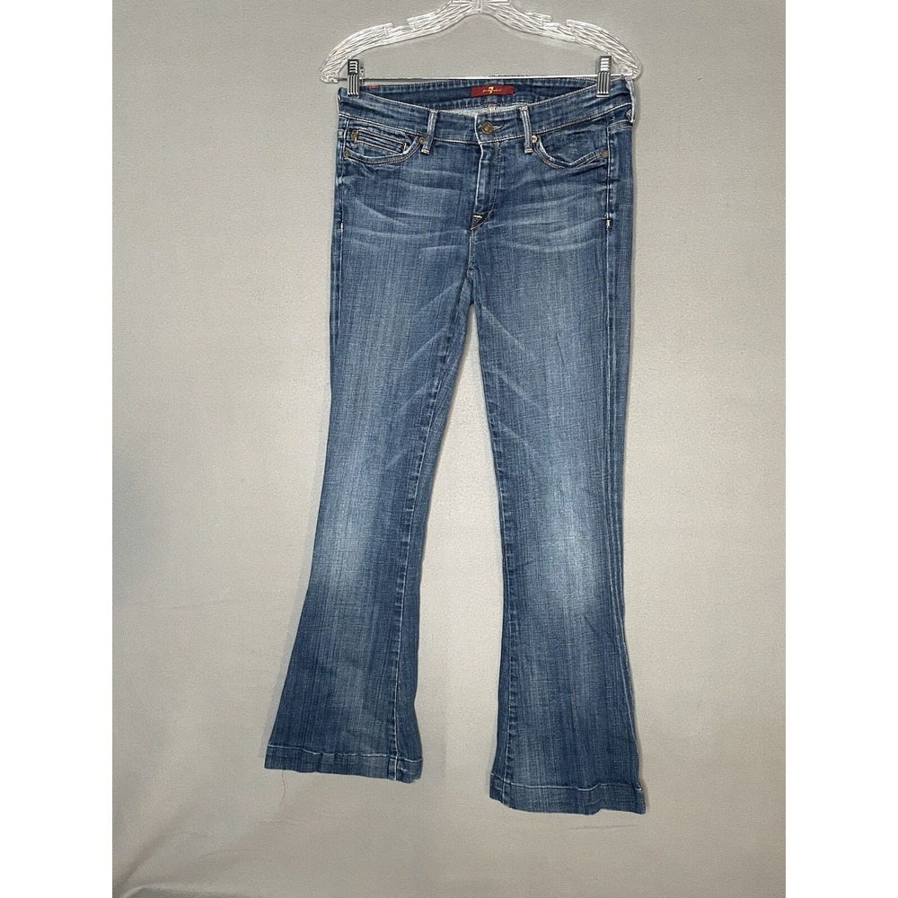7‎ For All Mankind Womens Jeans Flare Auo298976 Sz28/ 30w 29L